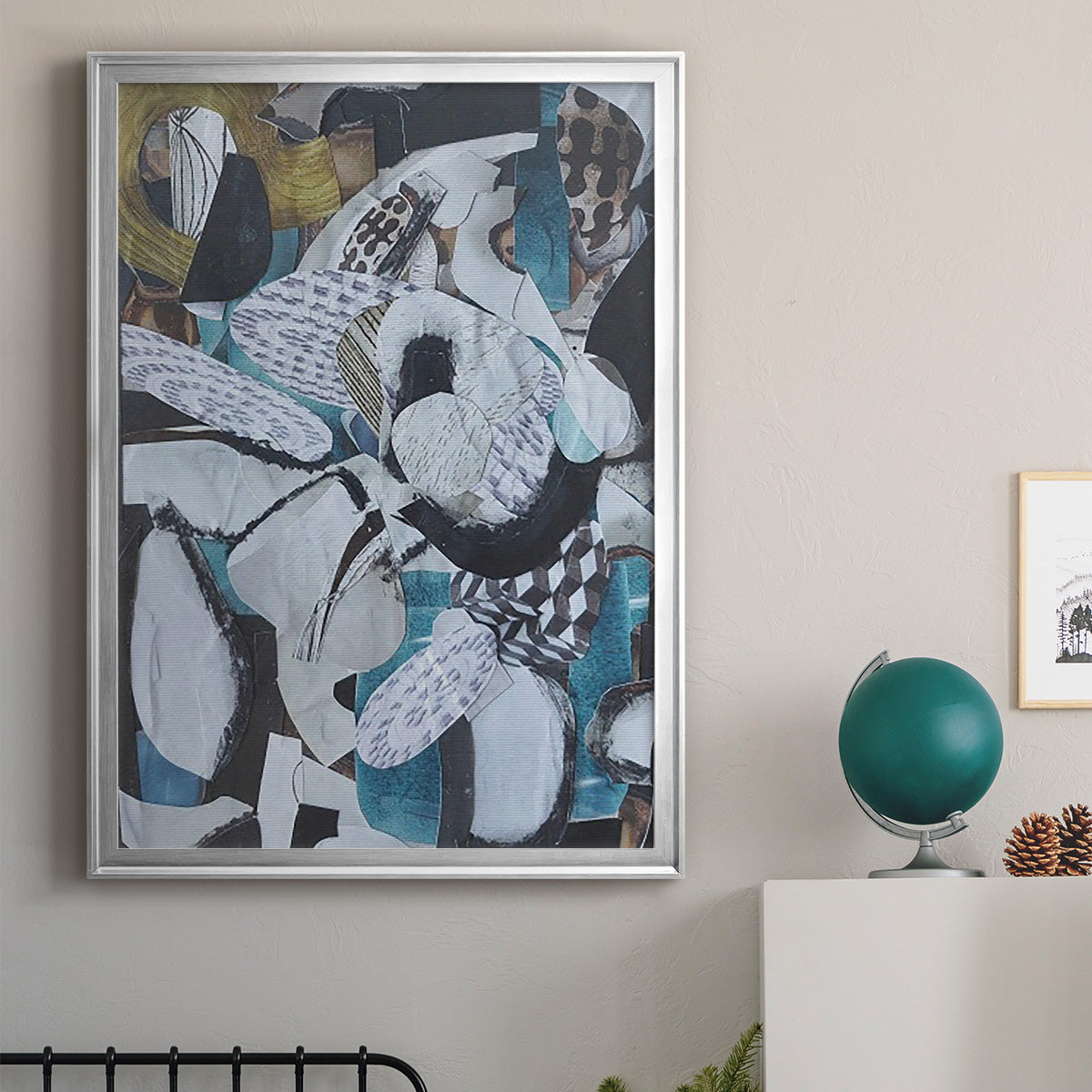 Hawaiian Beach Glass - Modern Framed Canvas Print