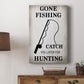 Gone Fishing Premium Gallery Wrapped Canvas - Ready to Hang