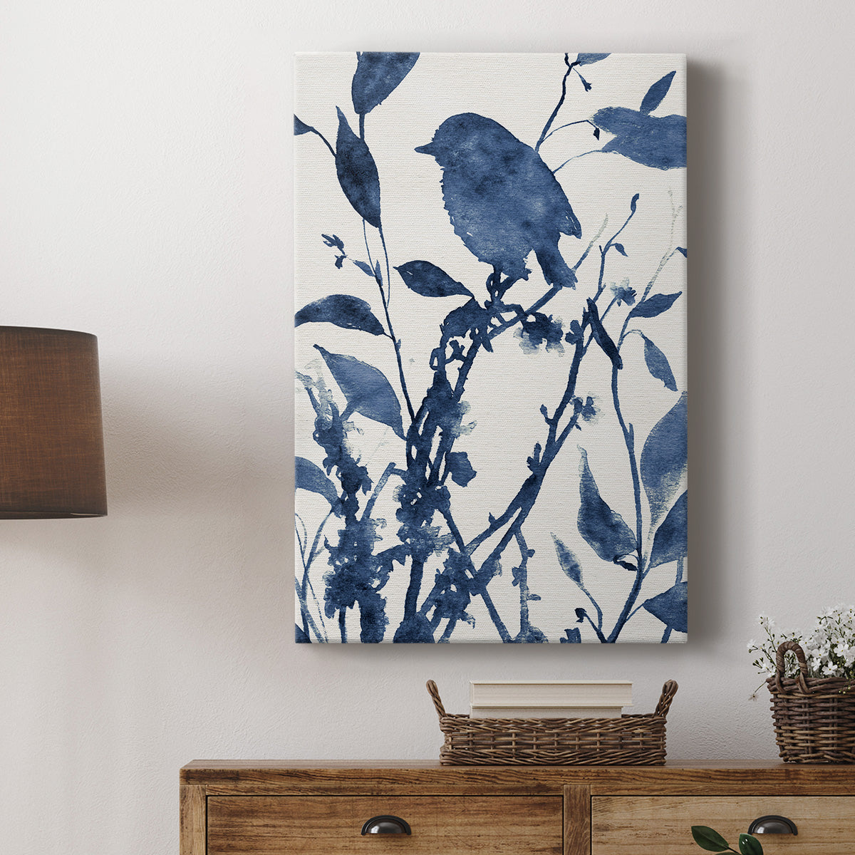 Bluebird Silhouette II Premium Gallery Wrapped Canvas - Ready to Hang