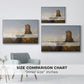 Italian Coast Scene with Ruined Tower, 1838 - Floater Framed Canvas Print