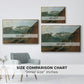 The Dachstein from the Plassen near Hallstatt, 1827 - Floater Framed Canvas Print