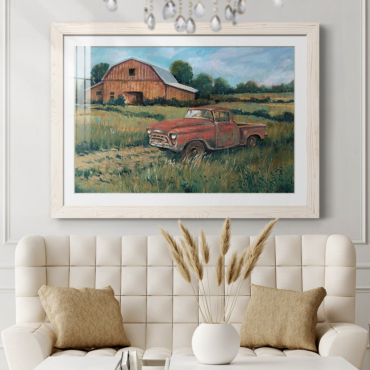 Rusting Away I - Barnwood Framed Art Print
