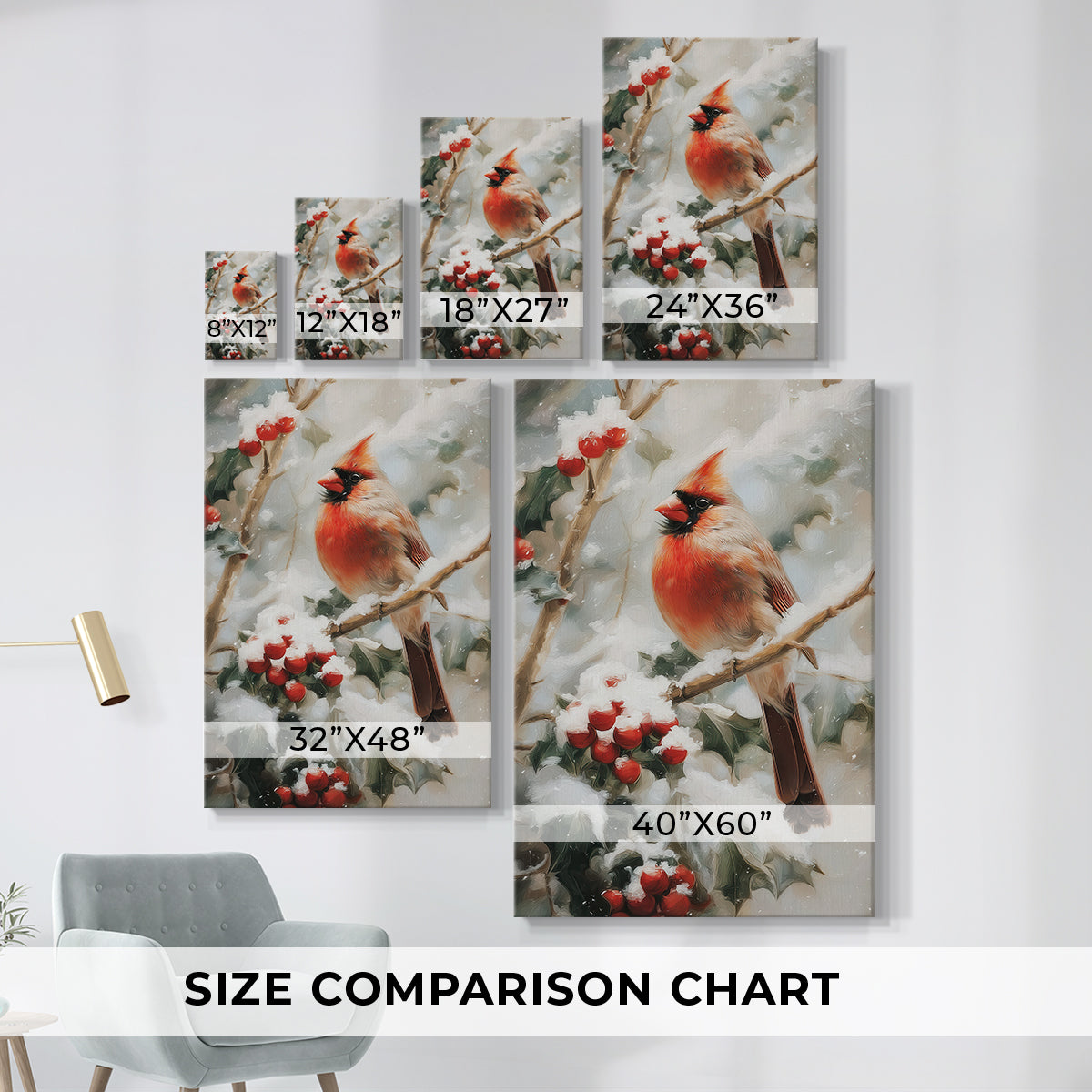 Village of Gilded Carol - Canvas Art Print