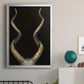 Spiral Antelope Horns -  Framed Canvas Print