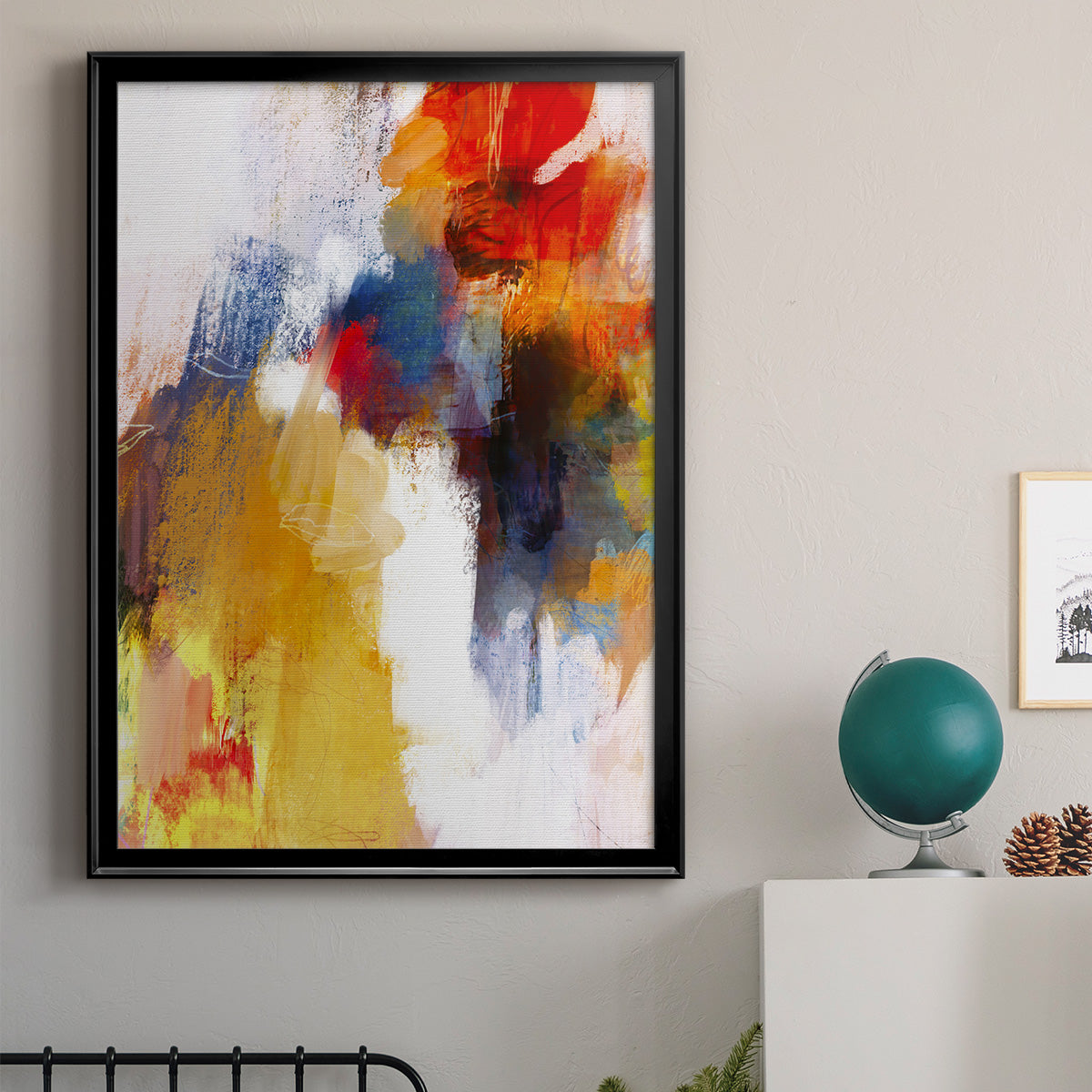 It's a Party I - Modern Framed Canvas Print