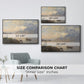 Traunsee, 1871 - Floater Framed Canvas Print