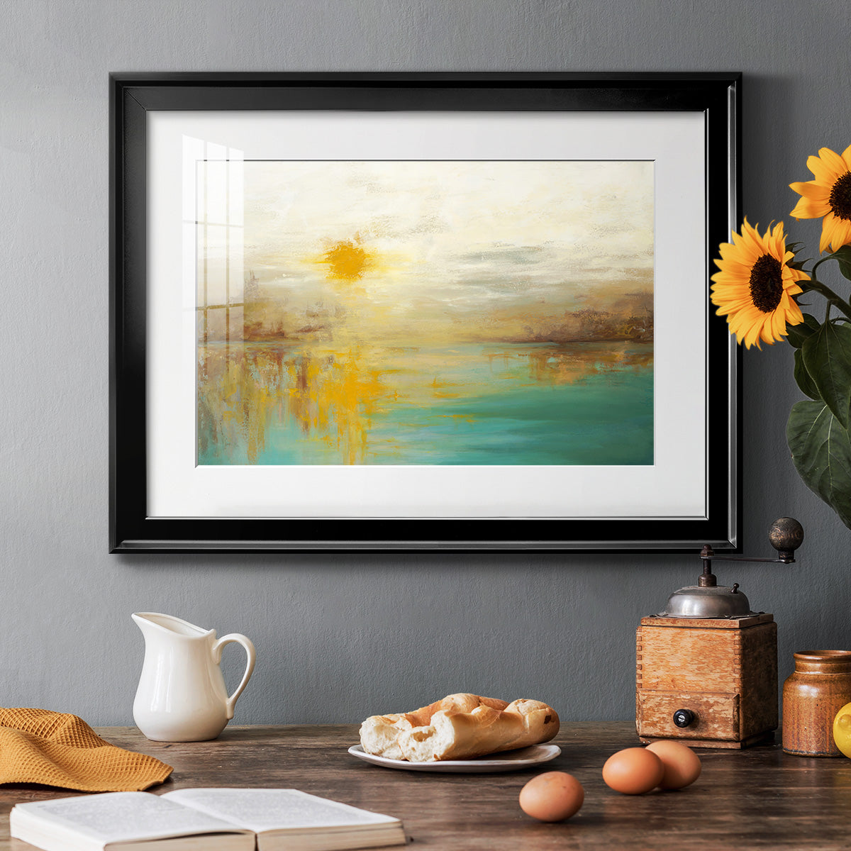 Last Day of Summer  - Modern Framed Art Print