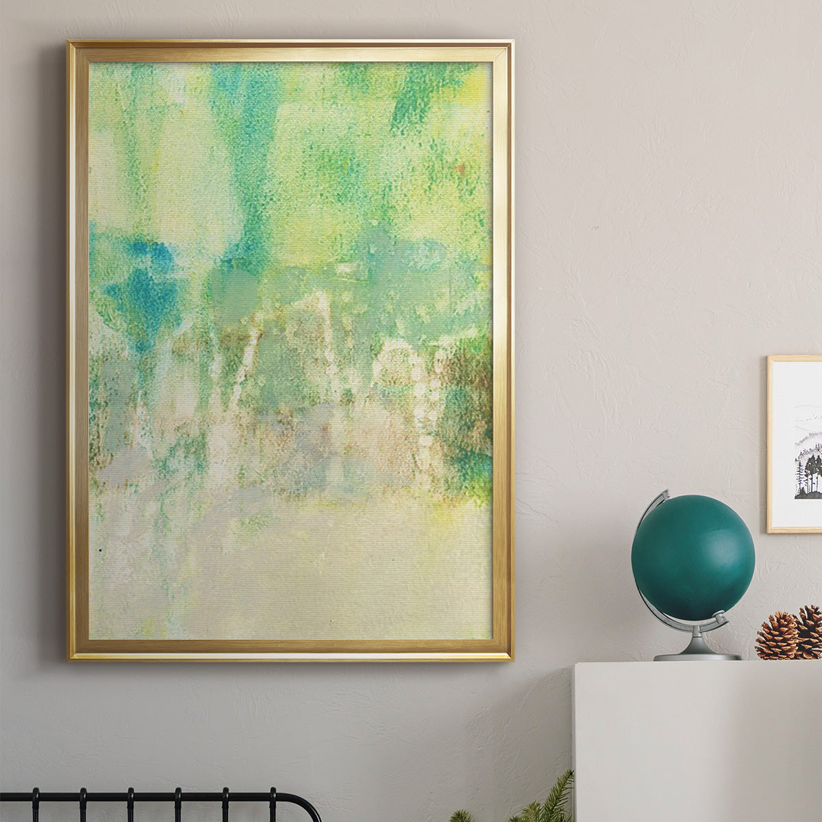 Serus II - Modern Framed Canvas Print