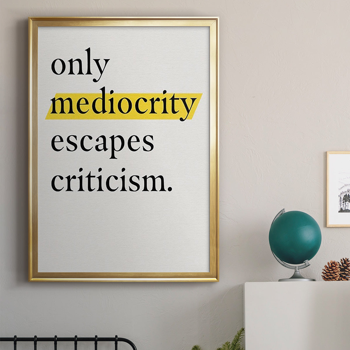 Bro-Inspo II - Modern Framed Canvas Print