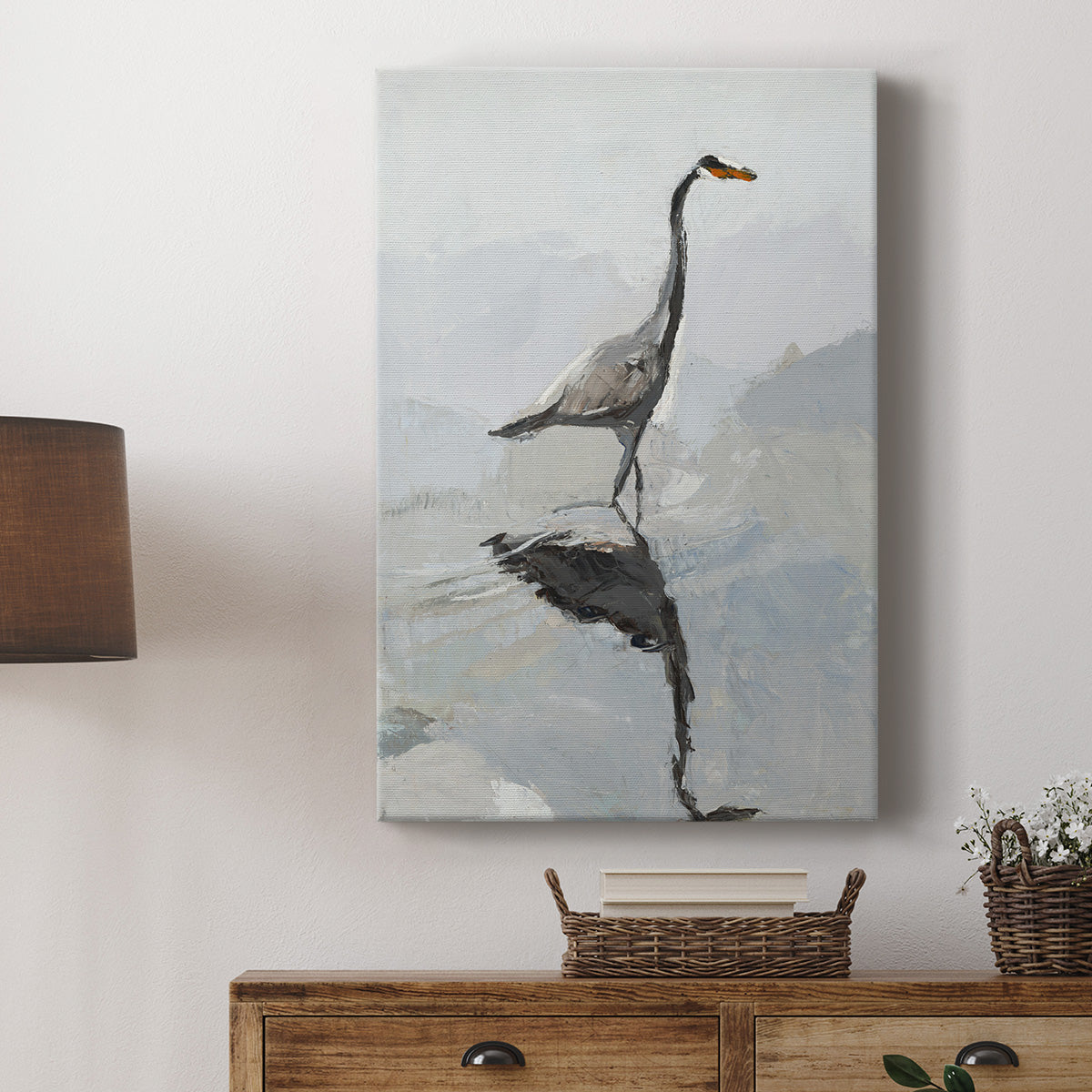 Heron - Canvas Art Print