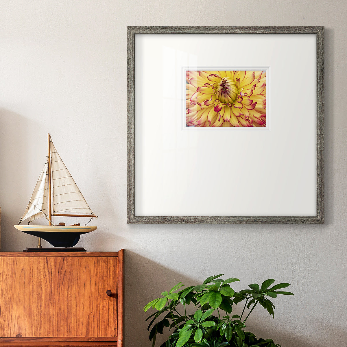 Blooms II- Premium Framed Print Double Matboard