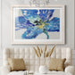 Fleur Bleue II - Barnwood Framed Art Print