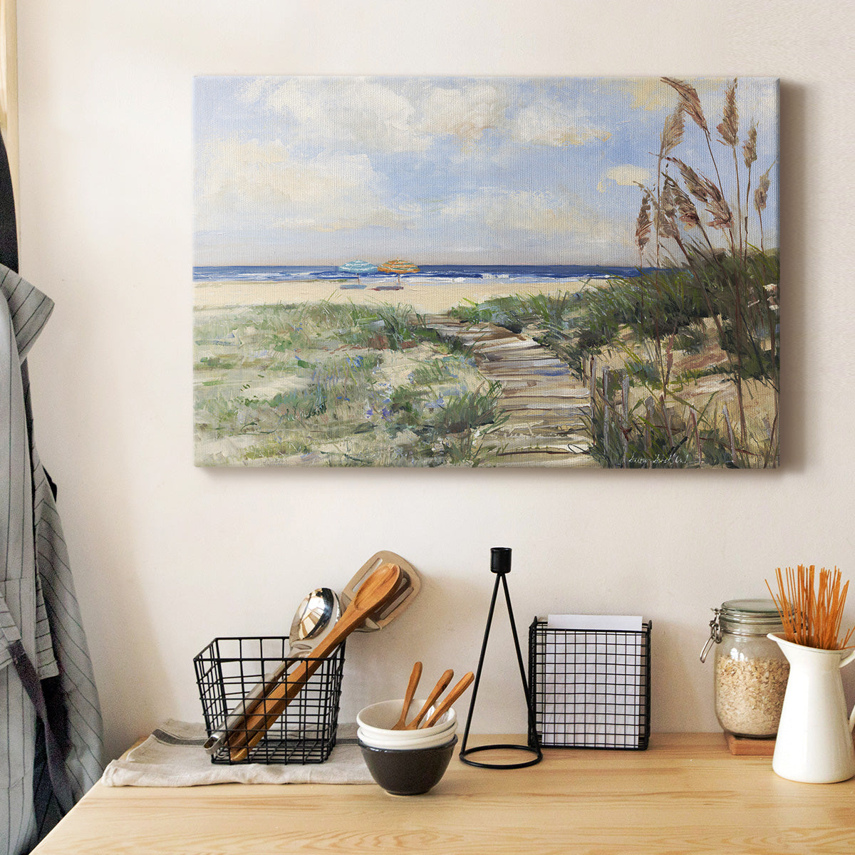 Summer Seas Premium Gallery Wrapped Canvas - Ready to Hang