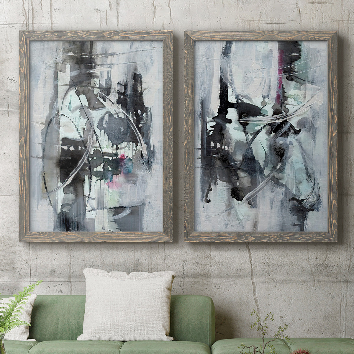 Indian Lore I - Premium Framed Canvas 2 Piece Set - Ready to Hang