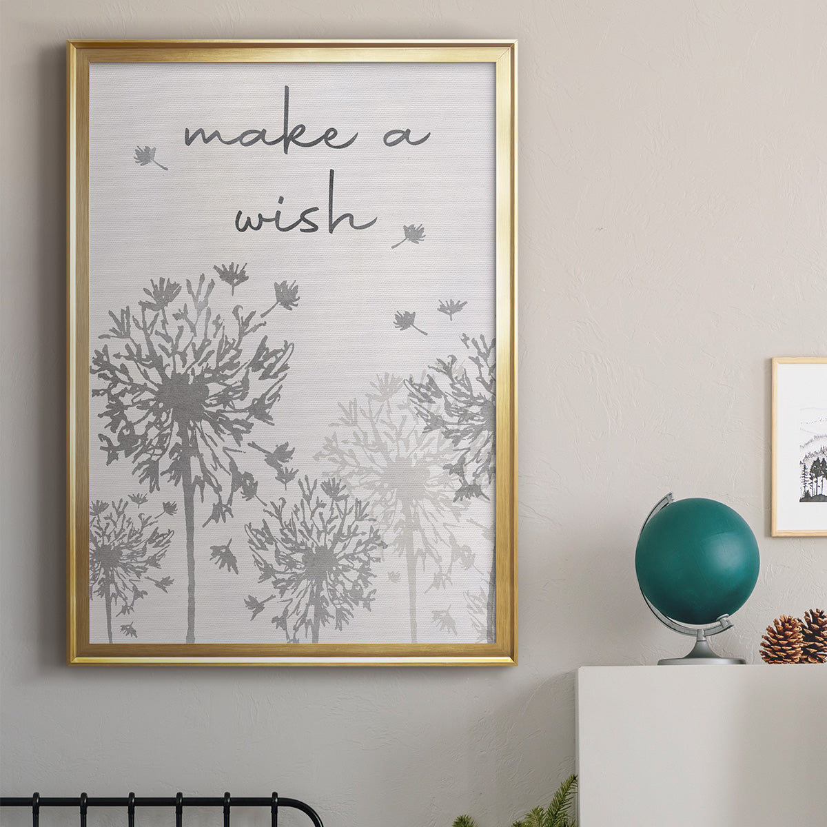 Make A Wish - Modern Framed Canvas Print
