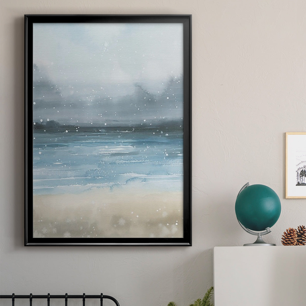 Stars and the Sea I - Modern Framed Canvas Print