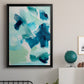 Teal Composition II - Modern Framed Canvas Print