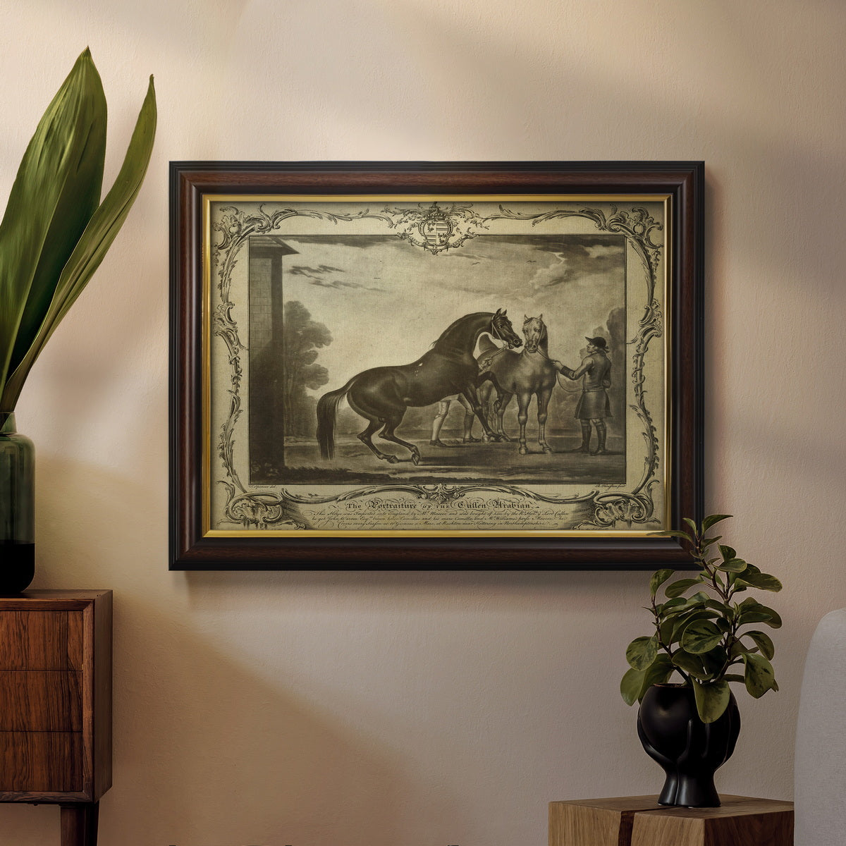 Distinguished Horses III Premium Framed Canvas- Ready to Hang