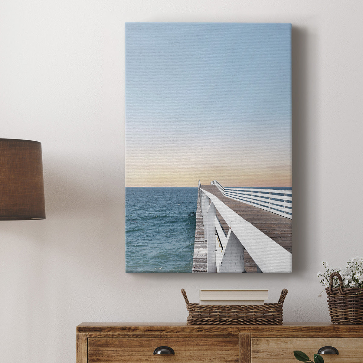 Day at the Pier - Canvas Art Print