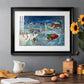 Warm Holiday Memories - Modern Framed Art Print