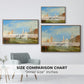 Venice: The Dogana and San Giorgio Maggiore, 1834 - Floater Framed Canvas Print