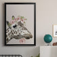 Peek A Boo Giraffe II - Modern Framed Canvas Print