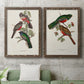 Elegant Trogons V - Premium Framed Canvas 2 Piece Set - Ready to Hang