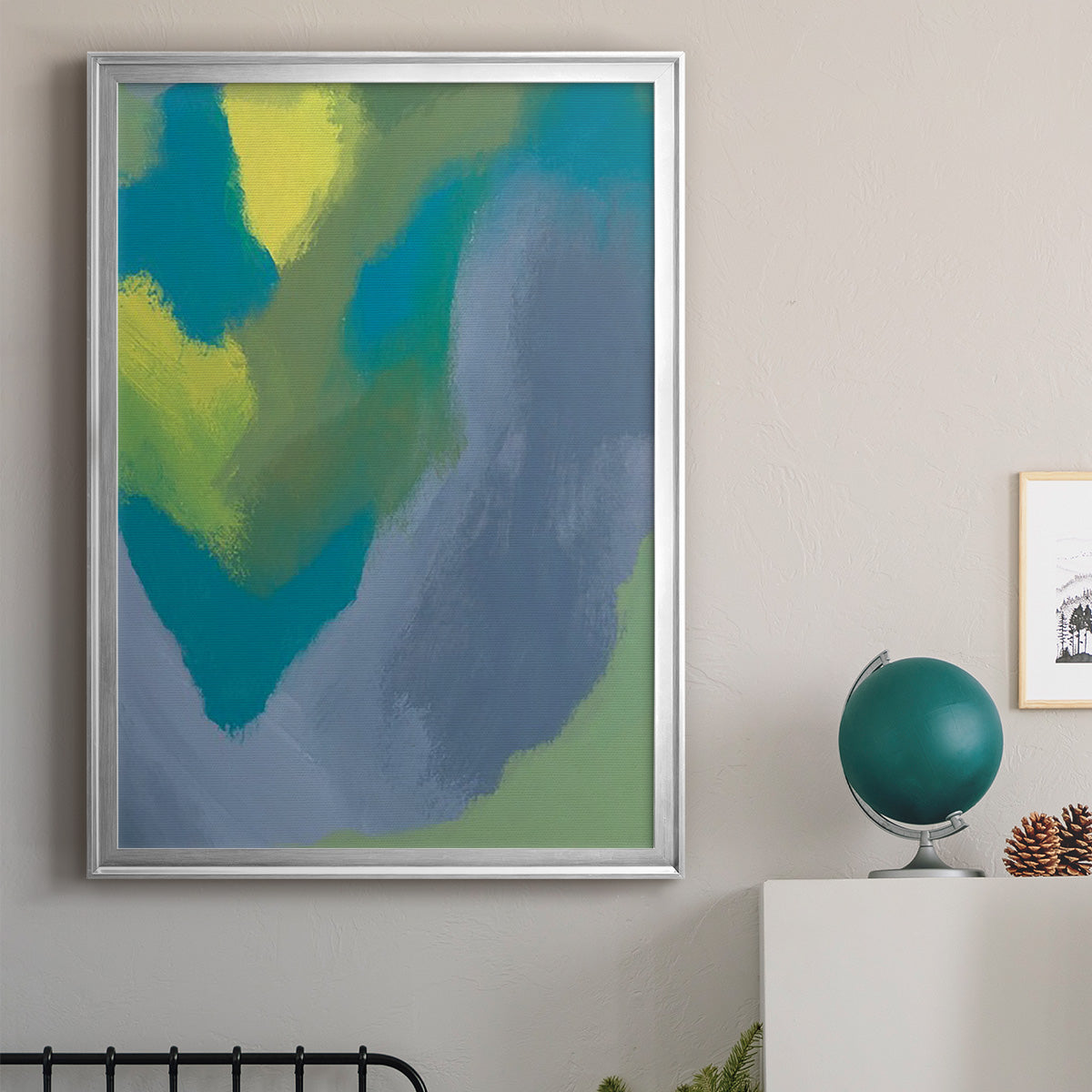 Lost in Memories II - Modern Framed Canvas Print