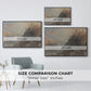 Rheinfels Looking to Katz and Gourhausen, 1817 - Floater Framed Canvas Print