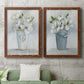 Fleuriste Francais I - Premium Framed Canvas 2 Piece Set - Ready to Hang