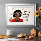 Darling Valentine Collection A - Modern Framed Art Print