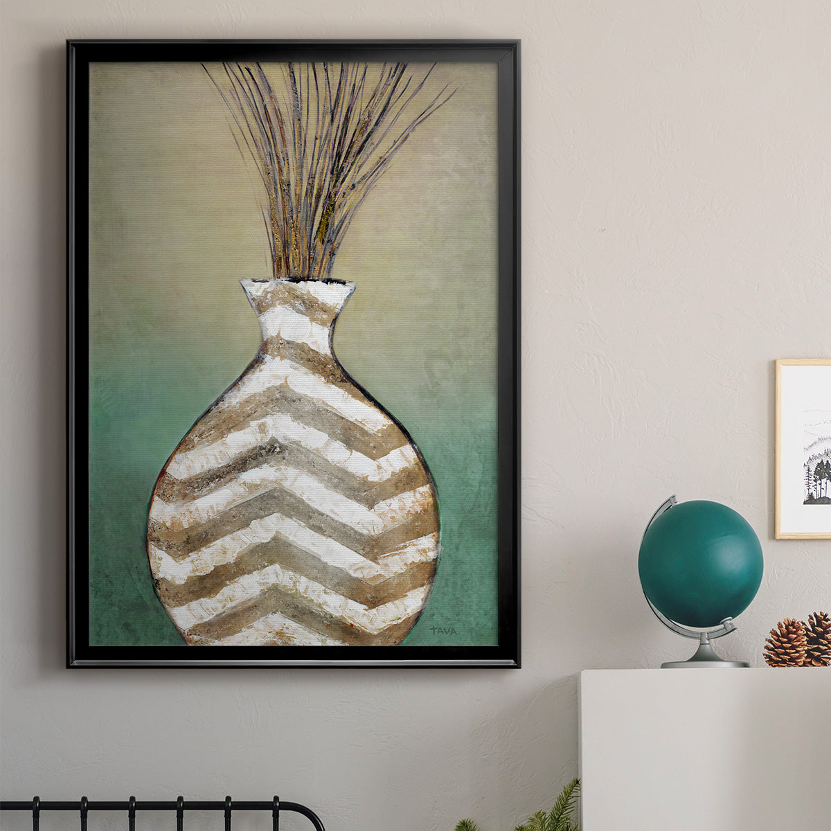 Global Vessel I - Modern Framed Canvas Print