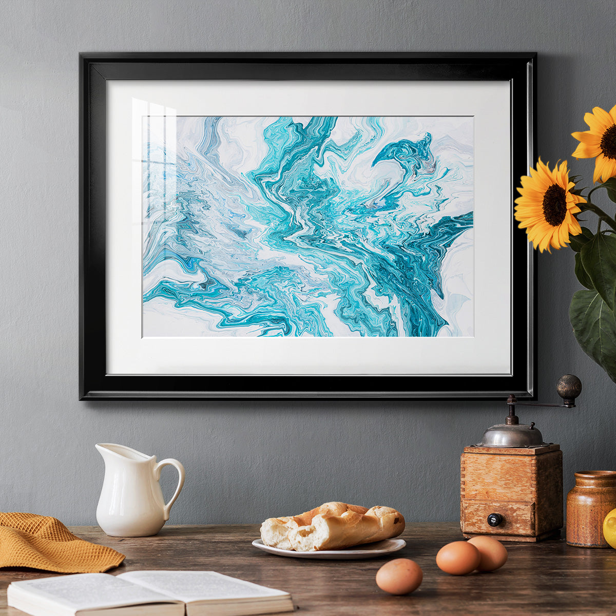 Tide Pool - Modern Framed Art Print