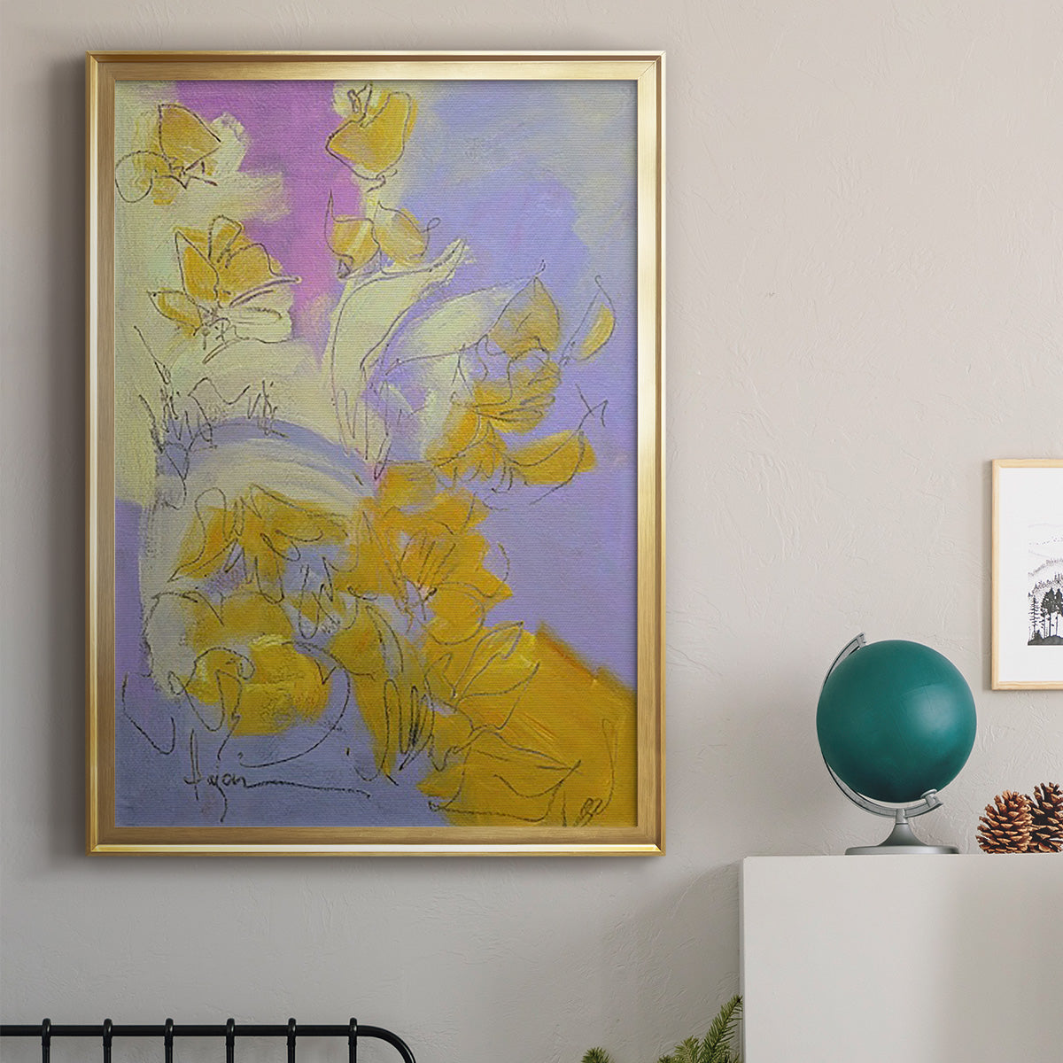 Free Bird - Modern Framed Canvas Print