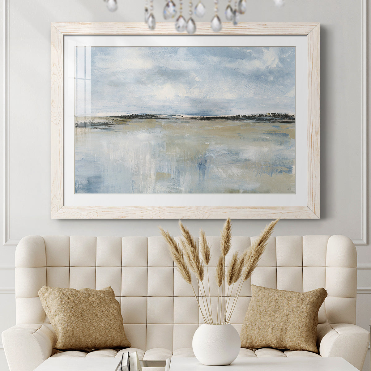 Across The Meadow - Barnwood Framed Art Print