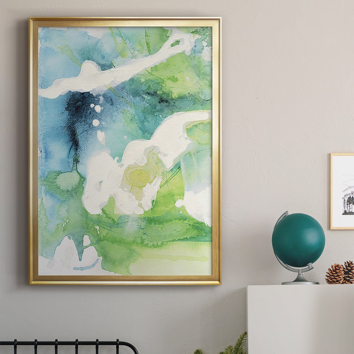 Rising Above I - Modern Framed Canvas Print