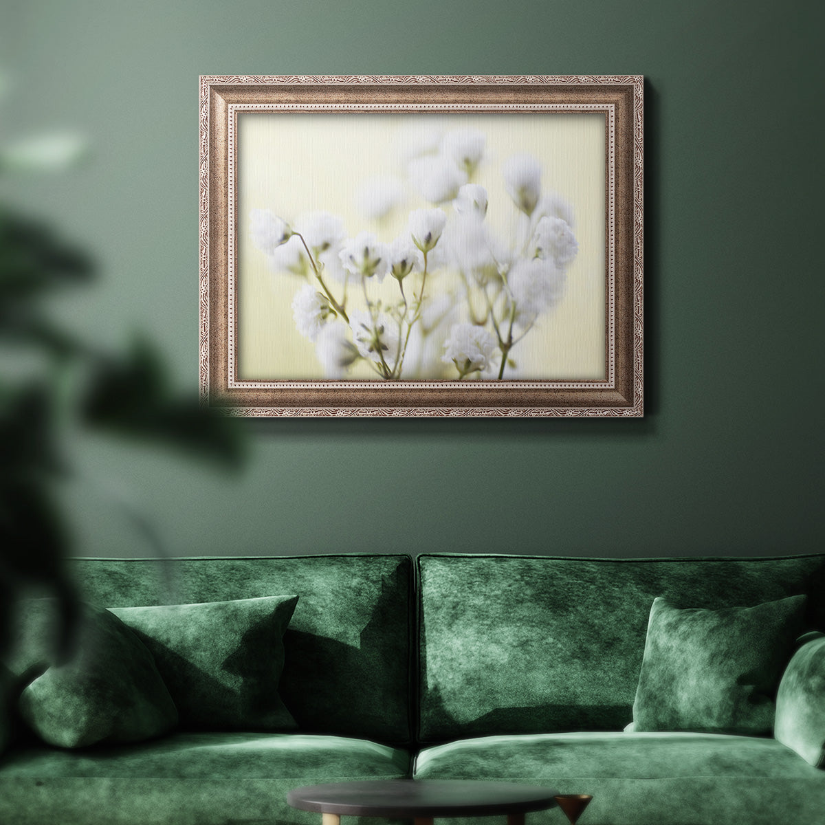 Baby's Breath Study IV Premium Framed Canvas- Ready to Hang