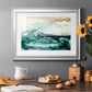 Sea Foam Flow I - Modern Framed Art Print