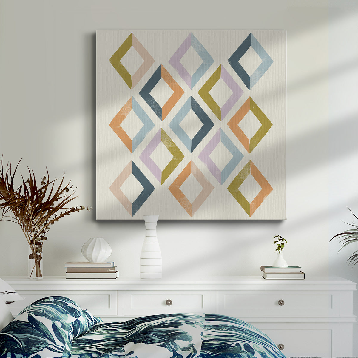 Deco Diagram III - Canvas Art Print