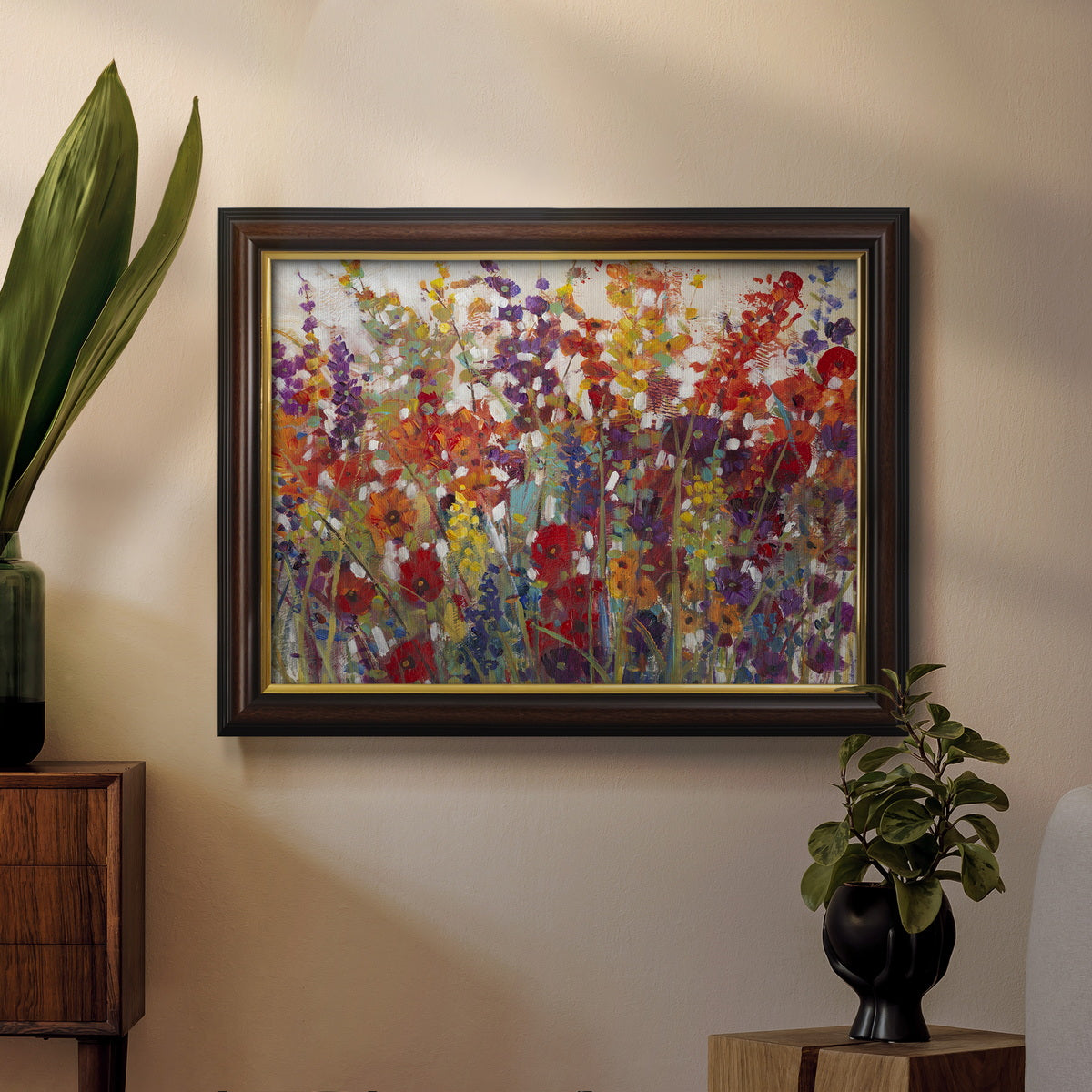 Variety of Flowers II Premium Framed Canvas- Ready to Hang