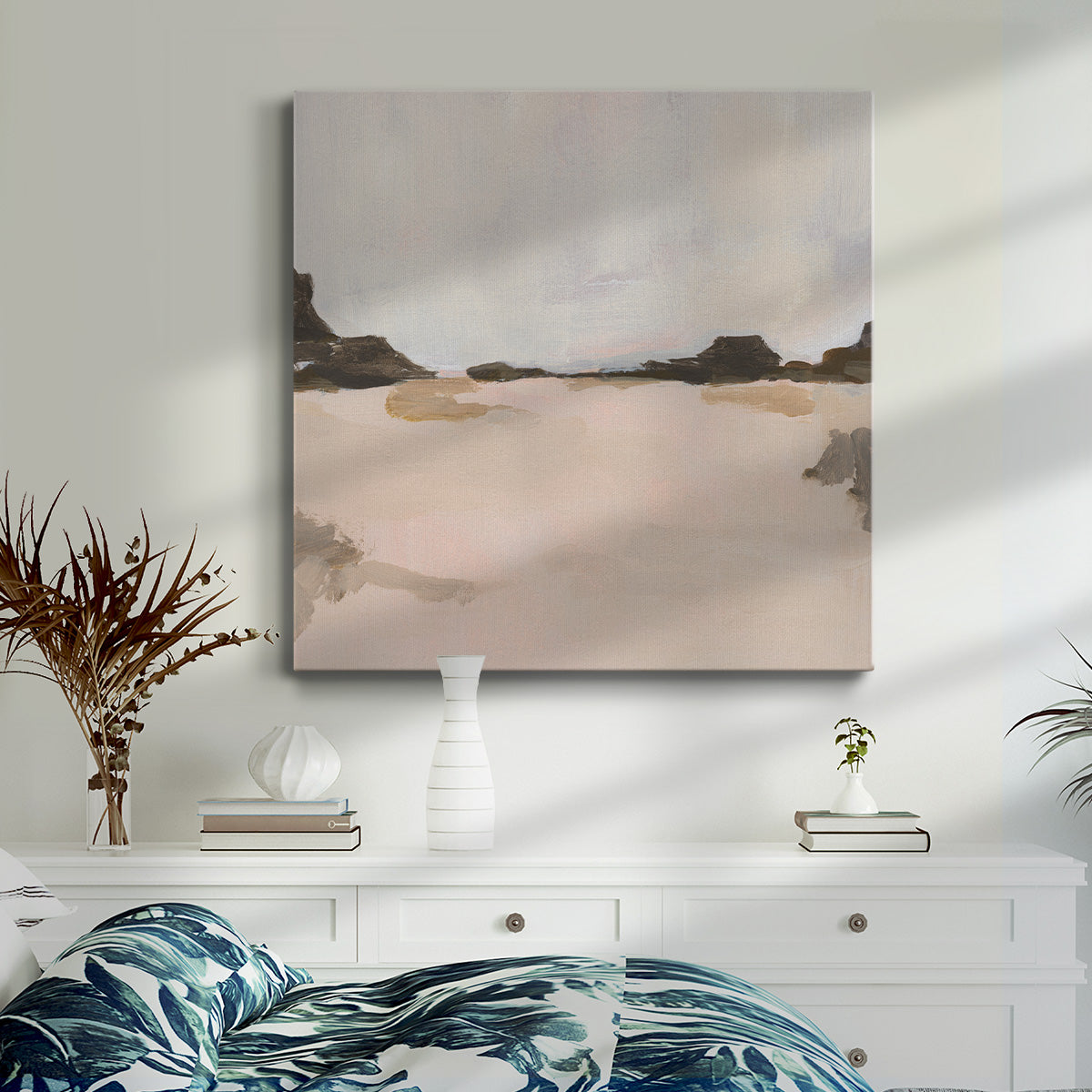 Misty Horizon Line II - Canvas Art Print