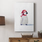 Penguin Play I Premium Gallery Wrapped Canvas - Ready to Hang