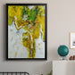 Golden Foliage I - Modern Framed Canvas Print