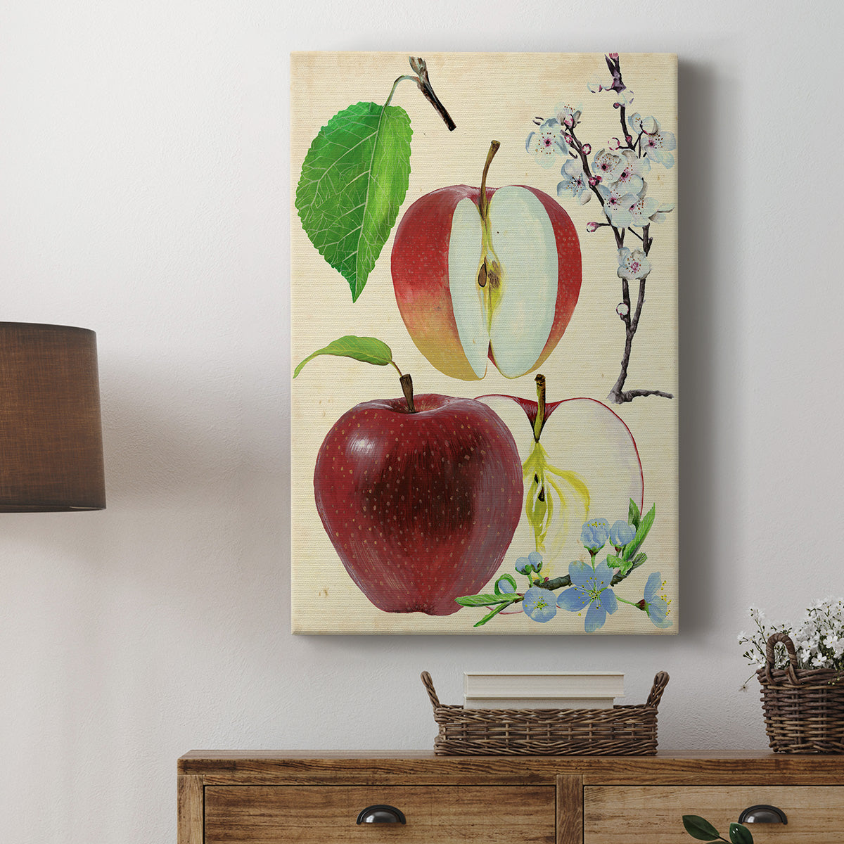 Apple & Blossom Study II Premium Gallery Wrapped Canvas - Ready to Hang