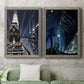 Rooftop Serenade - Premium Framed Canvas 2 Piece Set - Ready to Hang