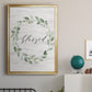 Blessed Wreath - Modern Framed Canvas Print
