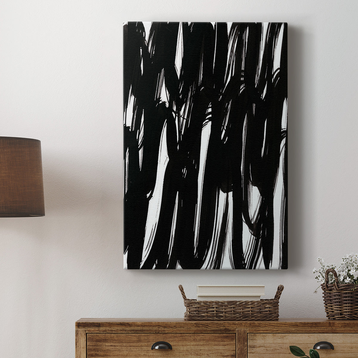 Ink Scribble I Premium Gallery Wrapped Canvas - Ready to Hang