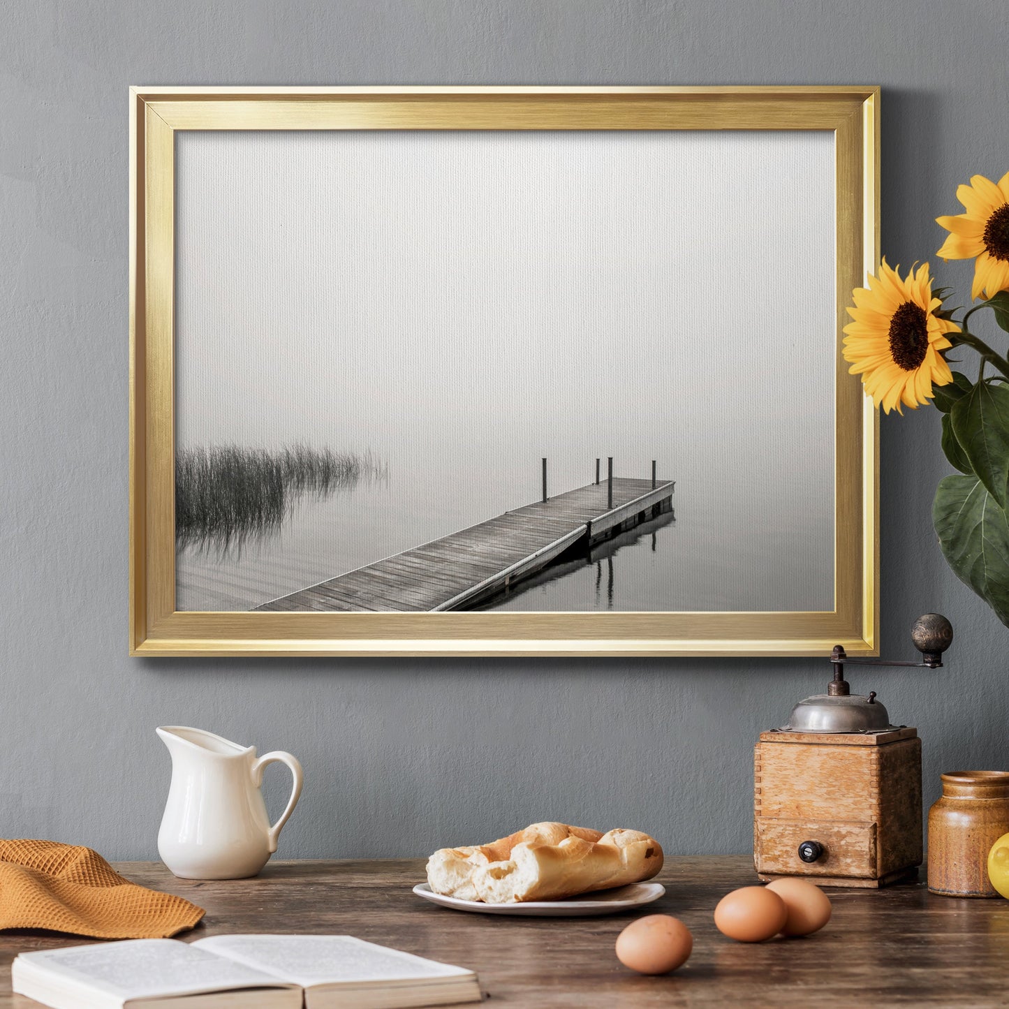 Morning Mist Premium Classic Framed Canvas - Ready to Hang