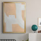 Neutral Winding Paths II - Modern Framed Canvas Print