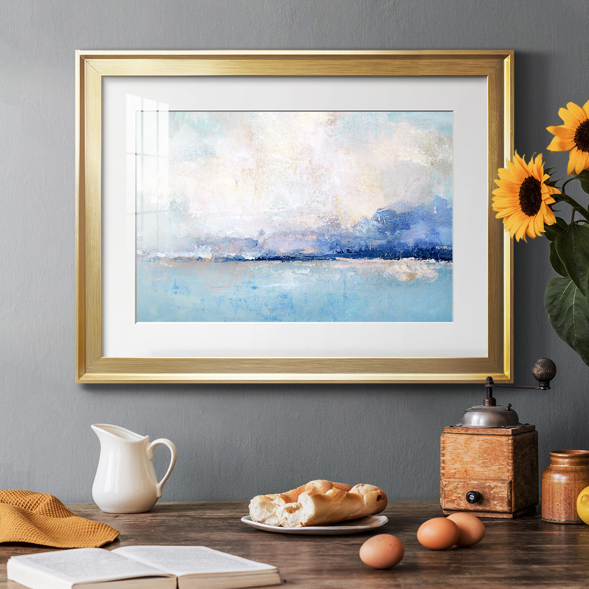 Symphony Bay - Modern Framed Art Print